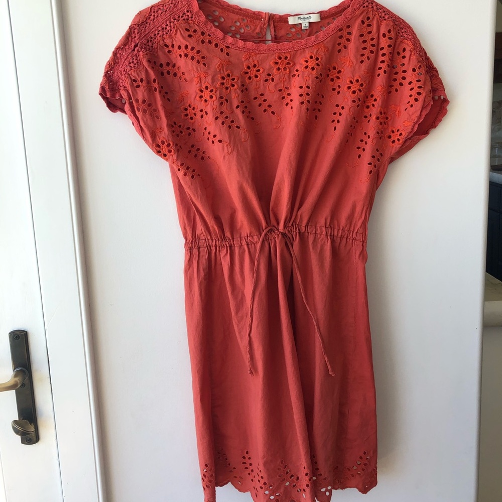 Madewell Wildfield eyelet dress
